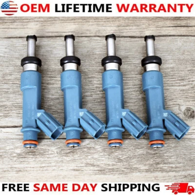 4 piezas inyectores de combustible OEM para 10-15 Lexus CT200h Prius 1,8 L 23250-37020 Denso Foto 1 de 4