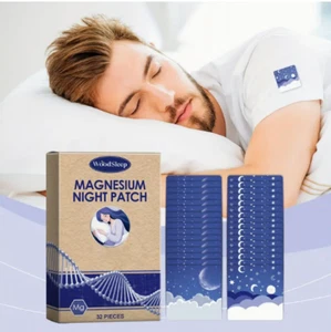 32 Magnesium Night Patches Sleep Better, l do! New in clipseal bag with Box - Picture 1 of 6