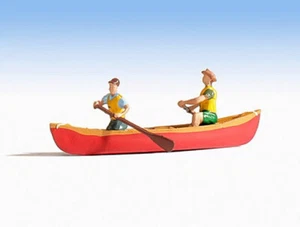 Figuren Noch N (37805): Kanu mit 2 Paddlern - Picture 1 of 1