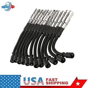 12x Cables de encendido para Mercedes Benz Clase C Clase E ML SLK 320 350 3,2 L 3,7 L - Imagen 1 de 1