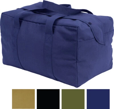 Rothco Canvas Small Cargo Bag Mini Parachute Carry Duffle Military Tactical Tote - Image 1 of 2