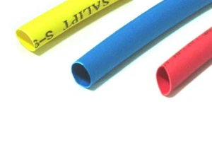 6mm Heat-Shrink red/yellow/blue 20cm color tubing sleeving wrap wire cable 15pcs - Picture 1 of 2
