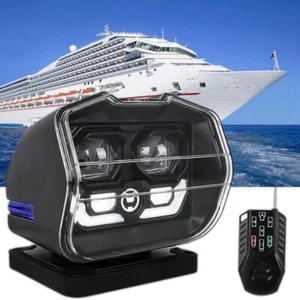 60W LED Search light Wireless Remote Control Spotlight for Offroad Truck Marine - Bild 1 von 12