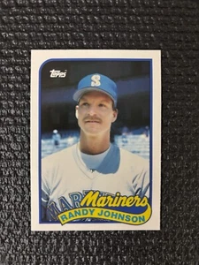 1989 Topps Traded Randy Johnson Rookie #57T Seattle Mariners HOF NM-MT - Picture 1 of 2