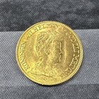 New Listing1917 Netherlands 10 Gulden Gold Coin Wilhelmina, Uncirculated