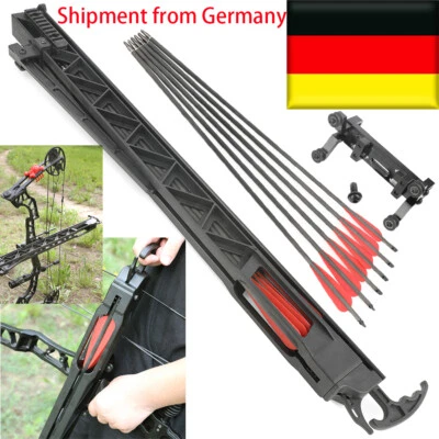 Bogenschießen Launcher 6 Pfeil Orbital Compound Recurve Bogen Serienaufnahmen - Bild 1 von 4