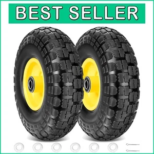 Tough 2 Pack 13" Flat Free Tires – Ideal for All Terrain Use & Smooth Transport - Bild 1 von 9