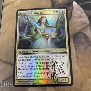 Rubinia Soulsinger | Commander 2013 Foil | Oversized Large | Signed - Picture 1 of 2