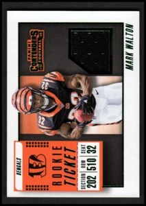 Camiseta deportiva de Mark Walton 2018 de los Panini Contenders con muestras variación #31 - Imagen 1 de 2