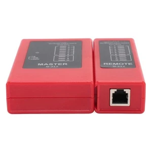 Network Cable Tester With LED Display For RJ45 RJ11 RJ12 CAT5 CAT6 CAT7 UTP W FY - Afbeelding 1 van 22