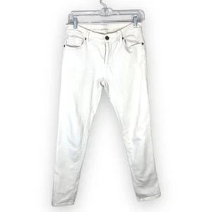 Ann Taylor Loft White Relaxed Skinny Jeans size 26/ 2P - Picture 1 of 10