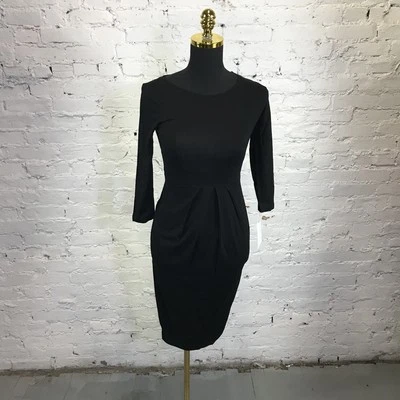 Isabella Oliver Dress Womens 0 Black Ivybridge Maternity 3/4 Sleeve Sheath NWT - Image 1 of 4