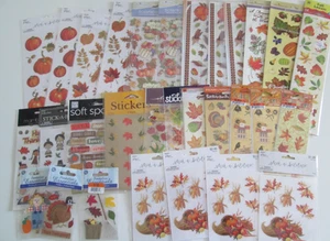 30 NIP Assorted FALL STICKERS Sticko Paper Studio Sandylion Mambi and more #68 - Picture 1 of 6