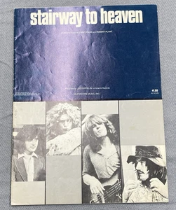 STAIRWAY TO HEAVEN Piano/Vocal/Guitar SHEET MUSIC Led Zeppelin (1972) - Picture 1 of 7
