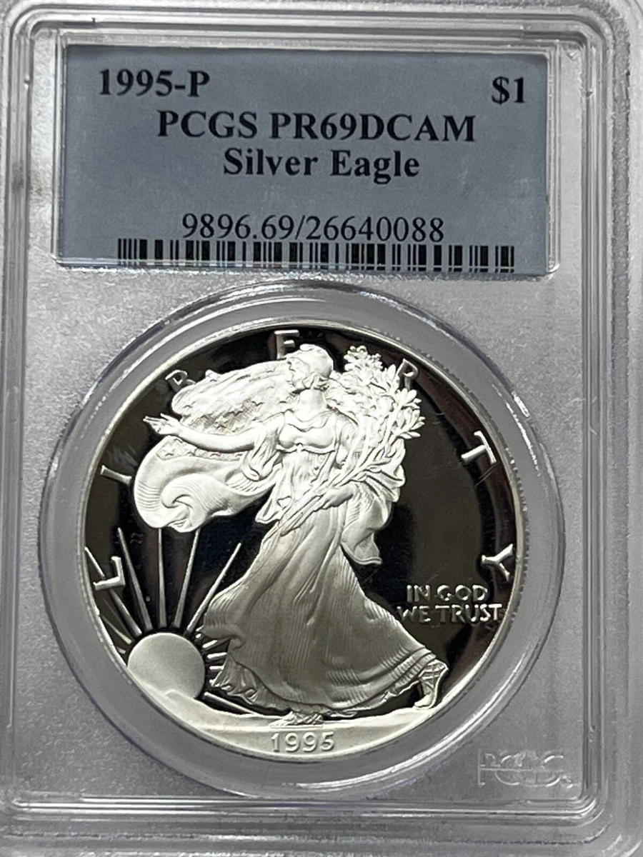 美国鹰证明1995 银币| eBay