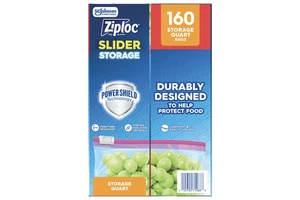 Ziploc Slider Quart Storage Bags, 160 ct. - Bild 1 von 4