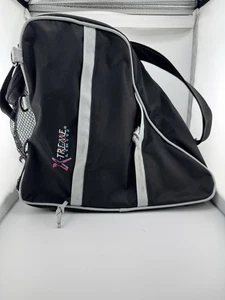 Xtreme Limits Black & Gray Inline / Ice Skate Carry Bag – Mesh Pockets, Shoulder - Picture 1 of 5