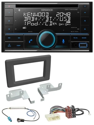 Kenwood CD 2DIN DAB USB MP3 Bluetooth Autoradio für Renault Master (ab 2019) - Bild 1 von 4