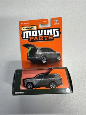 MATCHBOX MOVING PARTS MBX 2022 LEXUS LX GREY 7/54 FWD28 - Image 1 of 4