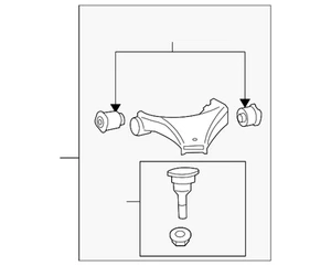 Genuine Land-Rover Upper Control Arm LR063688 - Picture 1 of 2