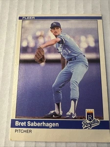 Actualización Fleer 1984 - Bret Saberhagen #U-103 (RC) - Imagen 1 de 20