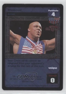 2004 WWE Raw Deal Trading Card Game Expansion 13: Vengeance Foil Woooooo! - Image 1 of 2