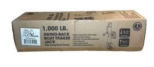 Big Red Boat Trailer Jack 1000 lbs Cap Swing-Back Bolt-On ATR39001R-1 - Picture 1 of 6