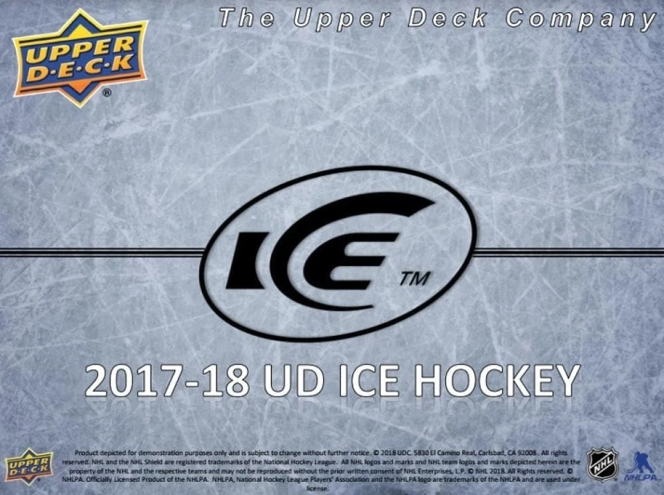 2017-18 Upper Deck Ice Hockey Cards Base/Glacial Graphs or Retro Pick From List - Image 1 of 1