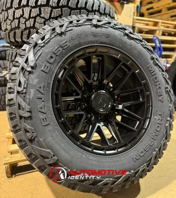 Ruedas 20x10 Arena Battle negras neumáticos 37" Baja AT 6X5,5 GMC Sierra 1500 Yukon Foto 1 de 4