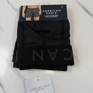 American Eagle Men's 6" Flex Boxer Brief Black Regular Length Size Small - Picture 1 of 8