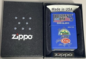 ZIPPO 2011 CASE XX PRESIDENTS DAY PRESIDENT'S DAY LIGHTER UNFIRED IN BOX d154 - Picture 1 of 6