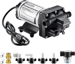WASSERMANN Water Pressure Booster Pump 115V AC, Pressure Switch, Self-priming - Picture 1 of 1