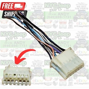 Five Gauge Instrument Cluster PLUG PIGTAIL Dash Harness 92-95 Jeep Wrangler YJ - Picture 1 of 12