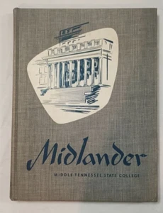 1956 MTSU Midlander Yearbook MIDDLE TENNESSEE STATE College Murfreesboro TN - Picture 1 of 4