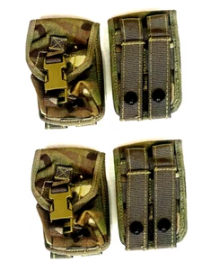4x Britische Magazintasche MTP Tarn Armee Gürteltasche Messertasche A.P. GRENADE - Bild 1 von 2