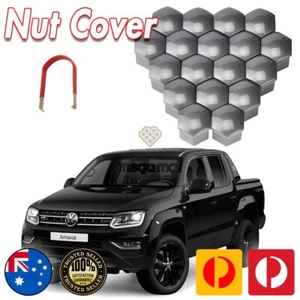 Wheel Nut Bolt Cover Caps for Volkswagen Amarok VW 20 PCS GREY - Picture 1 of 7
