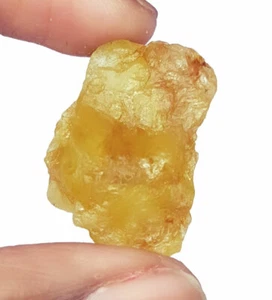 Piedra preciosa suelta de berilo amarillo natural áspera 43,47 quilates gema certificada áspera sin tratar - Imagen 1 de 8