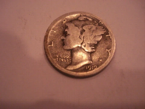 1919-D-MERCURY DIME-F-956 Cover