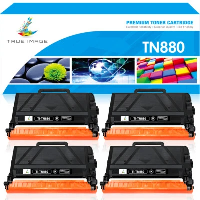 4PK Toner Compatible With Brother TN880 HL-L6200DW -L6200DWT L6250DW MFC-L6700DW - Image 1 of 4