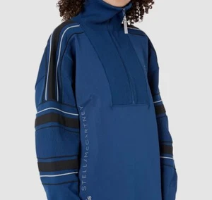 $280 Adidas Stella McCartney Women Blue Pullover Sweatshirt XS