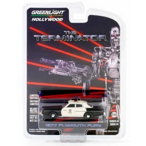 Greenlight Hollywood The Terminator 1977 Plymouth Fury 1:64 Diecast 62020-A - Imagen 1 de 4