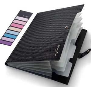 1pc A4 Expanding File Organiser Paper 5 Pocket Expanding A4 Box Document Folder - Picture 1 of 15