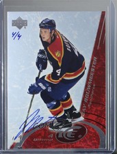 2004-05 Upper Deck Legendary Signatures Buyback /4 Jay Bouwmeester #39 Auto