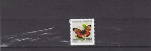 Malawi black overprint mnh stamp Butterflies K1280 on K2 2018 - Picture 1 of 1