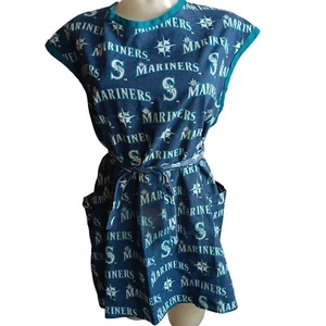 Vintage Seattle Mariners Baseball Women's Smock Apron Medium 1990's MLB - Picture 1 of 7