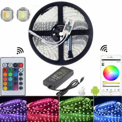 5m 10M rgbw RGBWW 4in1 LED Streifen WIFI Stripe Dimmbar Band Leiste WLAN Trafo - Bild 1 von 4