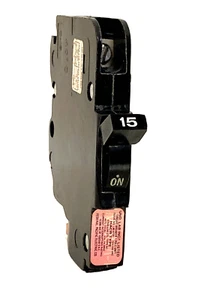 NC115 Challenger FPE 15A 1 Pole Stab-Lok Federal Pacific Breaker NC15 Black - Picture 1 of 12