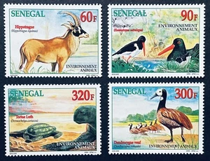 SENEGAL WILD ANIMALS FAUNA STAMPS SET 1999 MNH TURTLE WILDLIFE BIRDS ANTELOPE - Picture 1 of 1