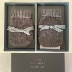 Restoration Hardware Child's Cashmere Mitten Hand Warmers Gloves NEW Charcoal - Picture 1 of 10
