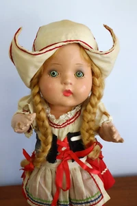 1930s HORSMAN Jo Jo Chubby Toddler Doll 13" Composition Tin Eyes All Original - Picture 1 of 10